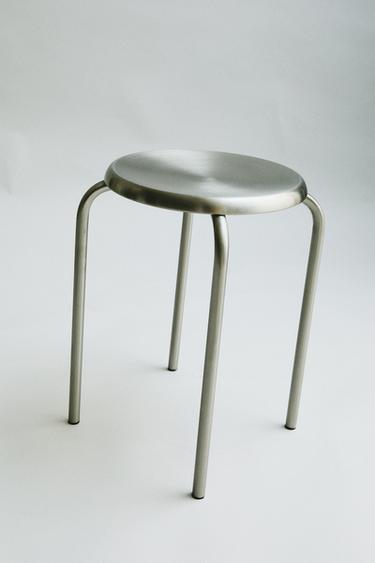 BANQUETA AÇO - Prata-mate da Zara