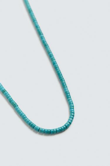 COLLIER FANTAISIE PIERRES - Turquoise de Zara - Image 3