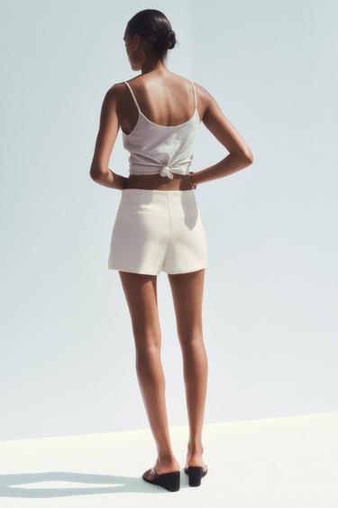 SKORT - Oyster-white by Zara - Image 2