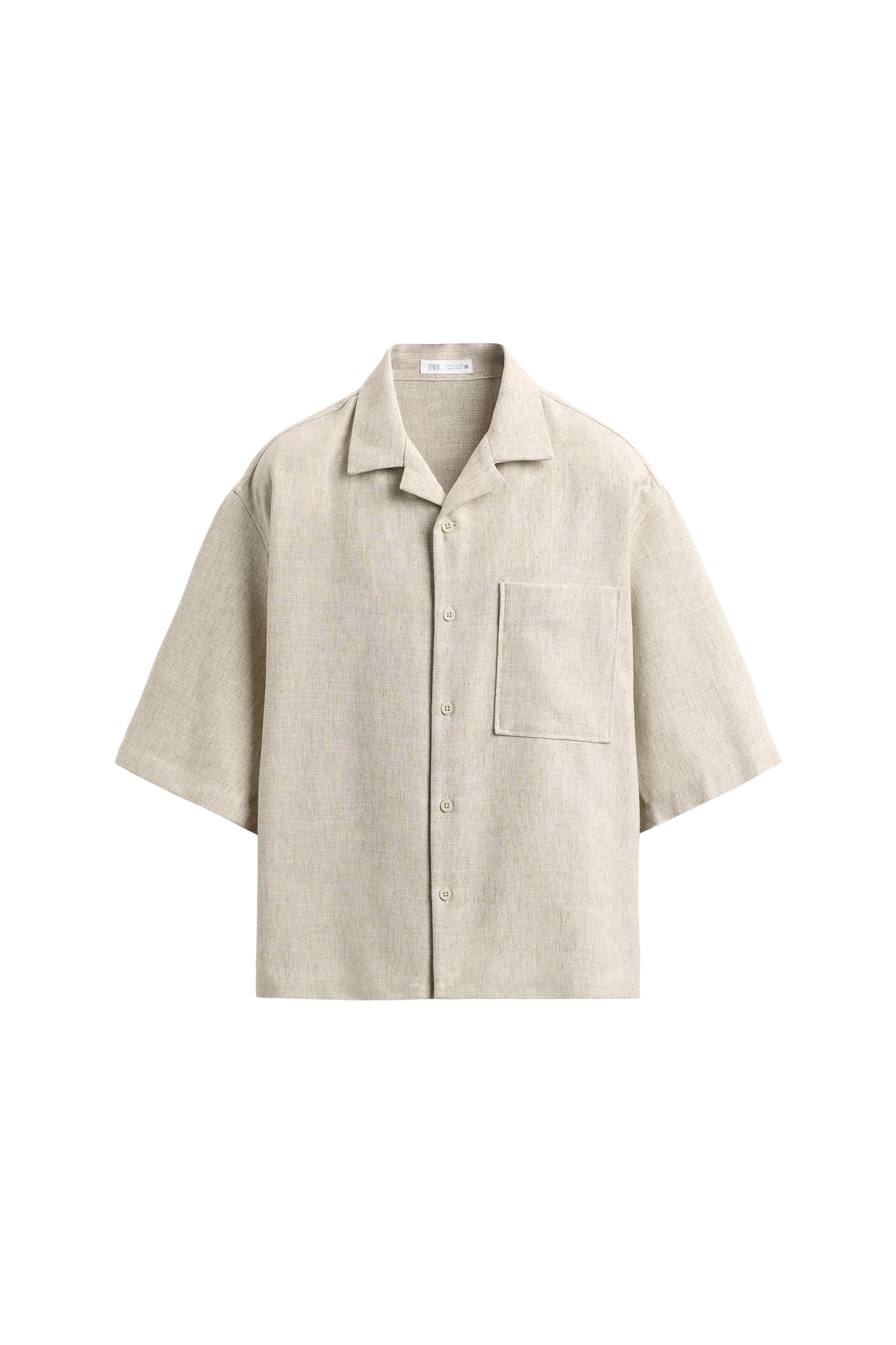 BOXY FIT DOKULU GÖMLEK