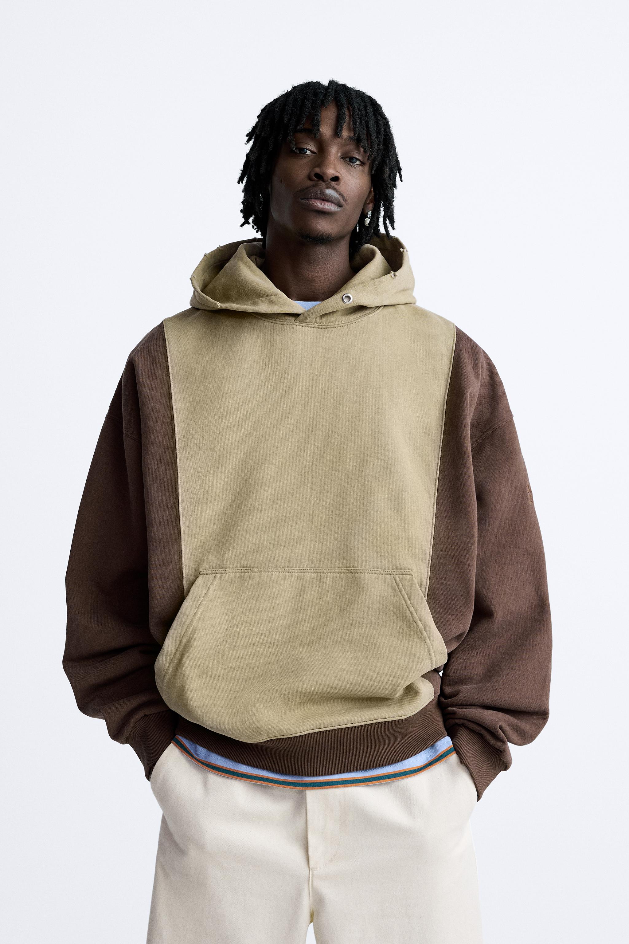 Chocolate color hoodie hot sale