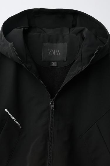 BLOUSON LÉGER DÉPERLANT - Noir de Zara - Image 6