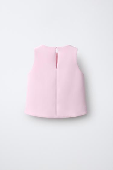 FROG FASTENING TOP — Pastel pink 2