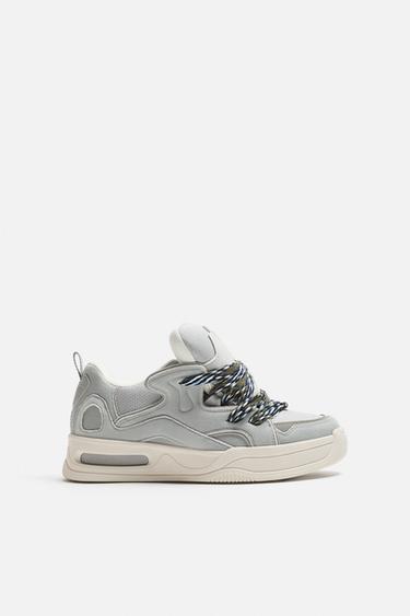 ROPE SKATE TRAINERS - Blue by Zara