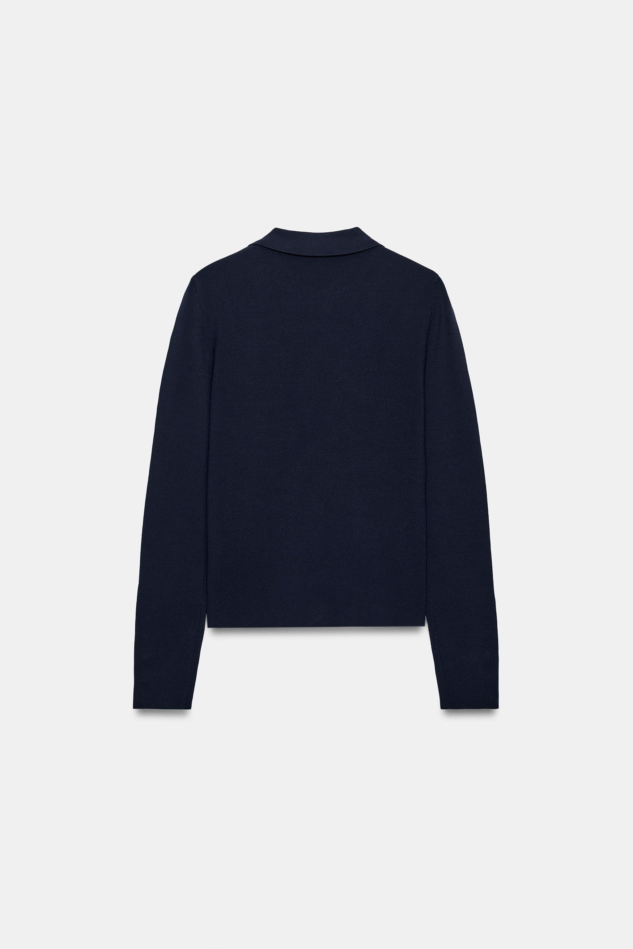POLO EN MAILLE À PATTES DE BOUTONNAGE