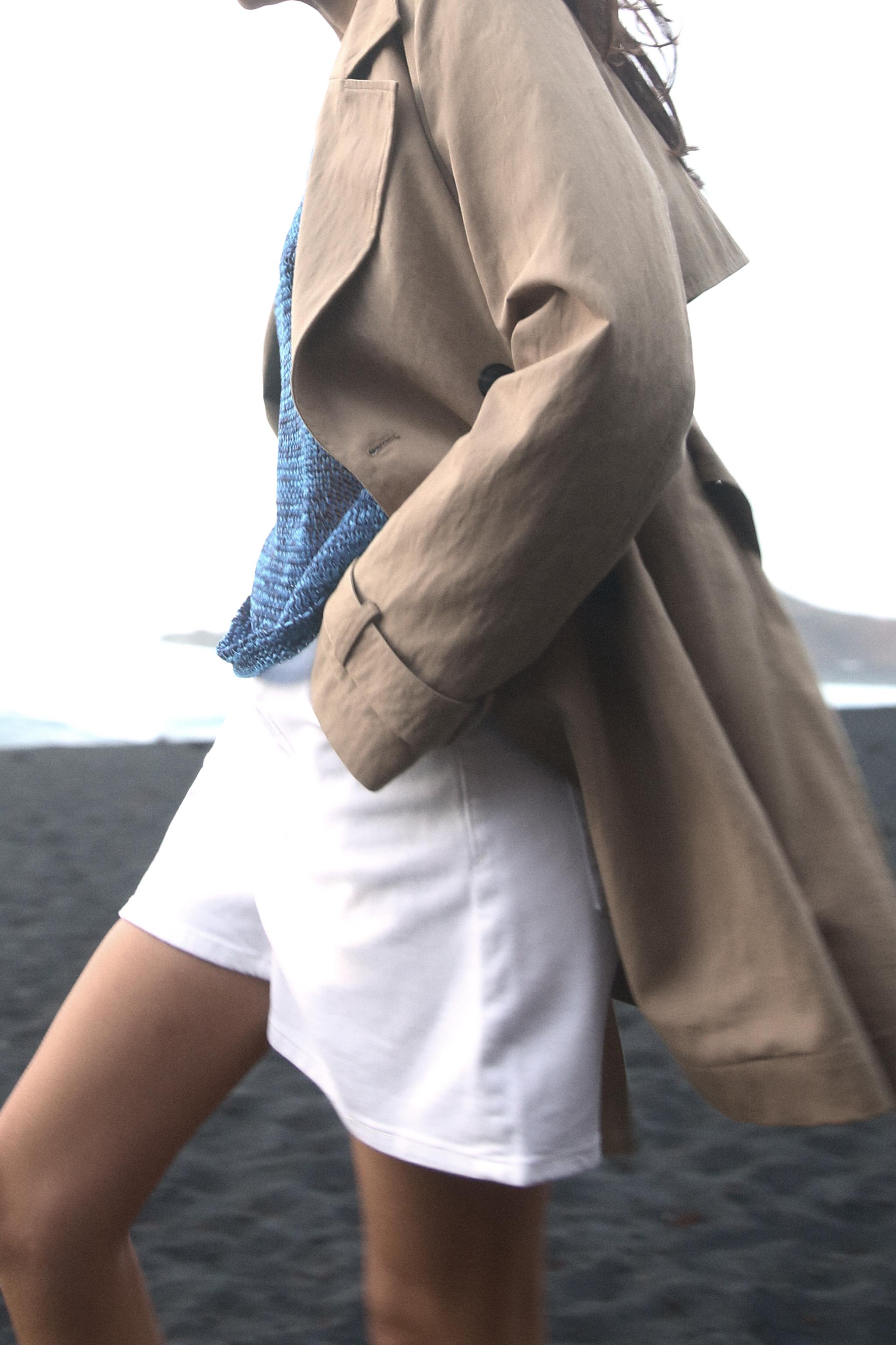 BELTED MIDI TRENCH COAT - taupe brown | ZARA United States