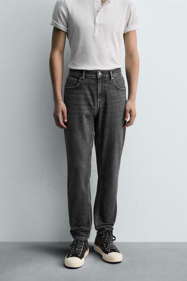 Zara SLIM FIT JEANS - Gray