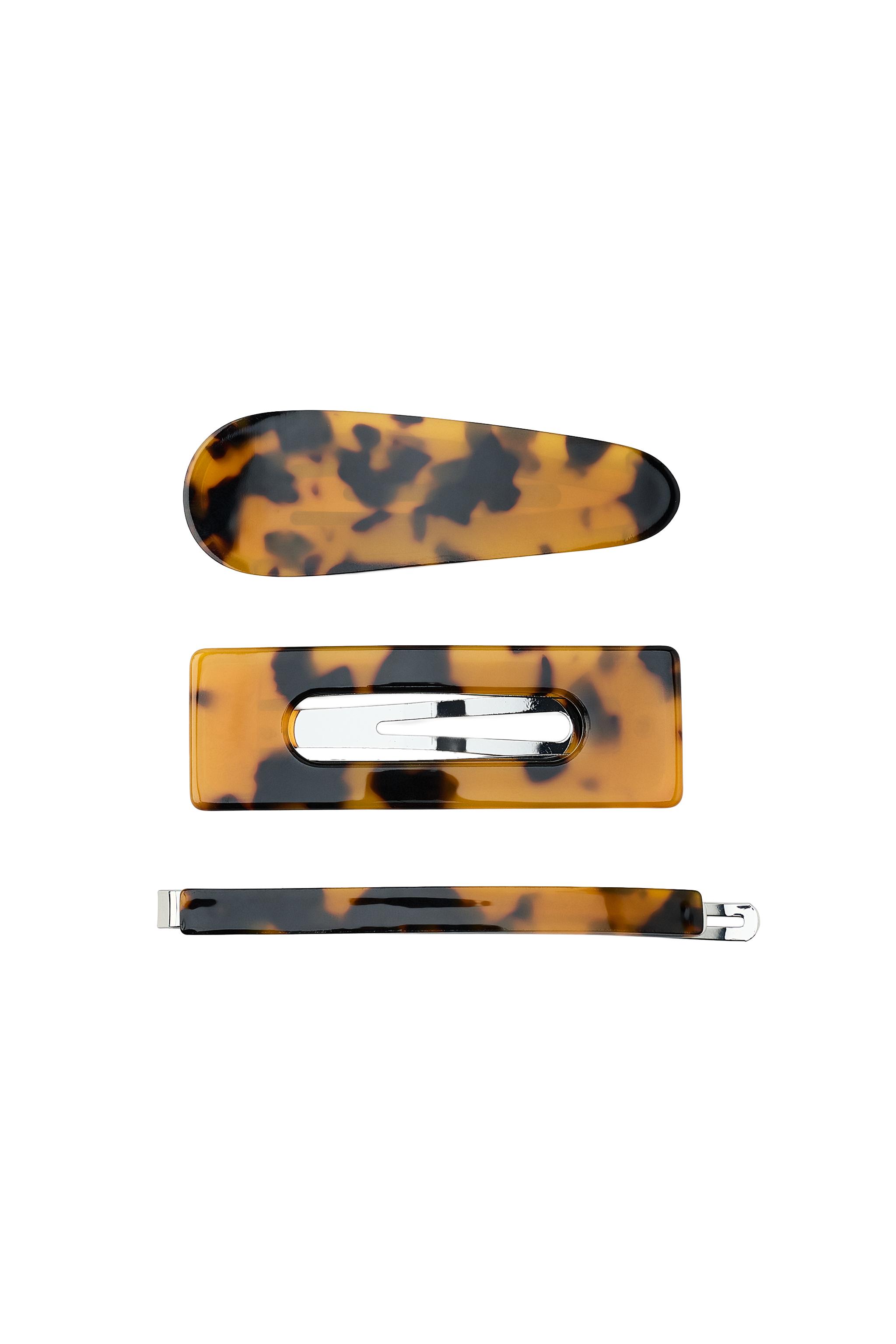 PACK 3 PINZAS ACETATO FORMAS