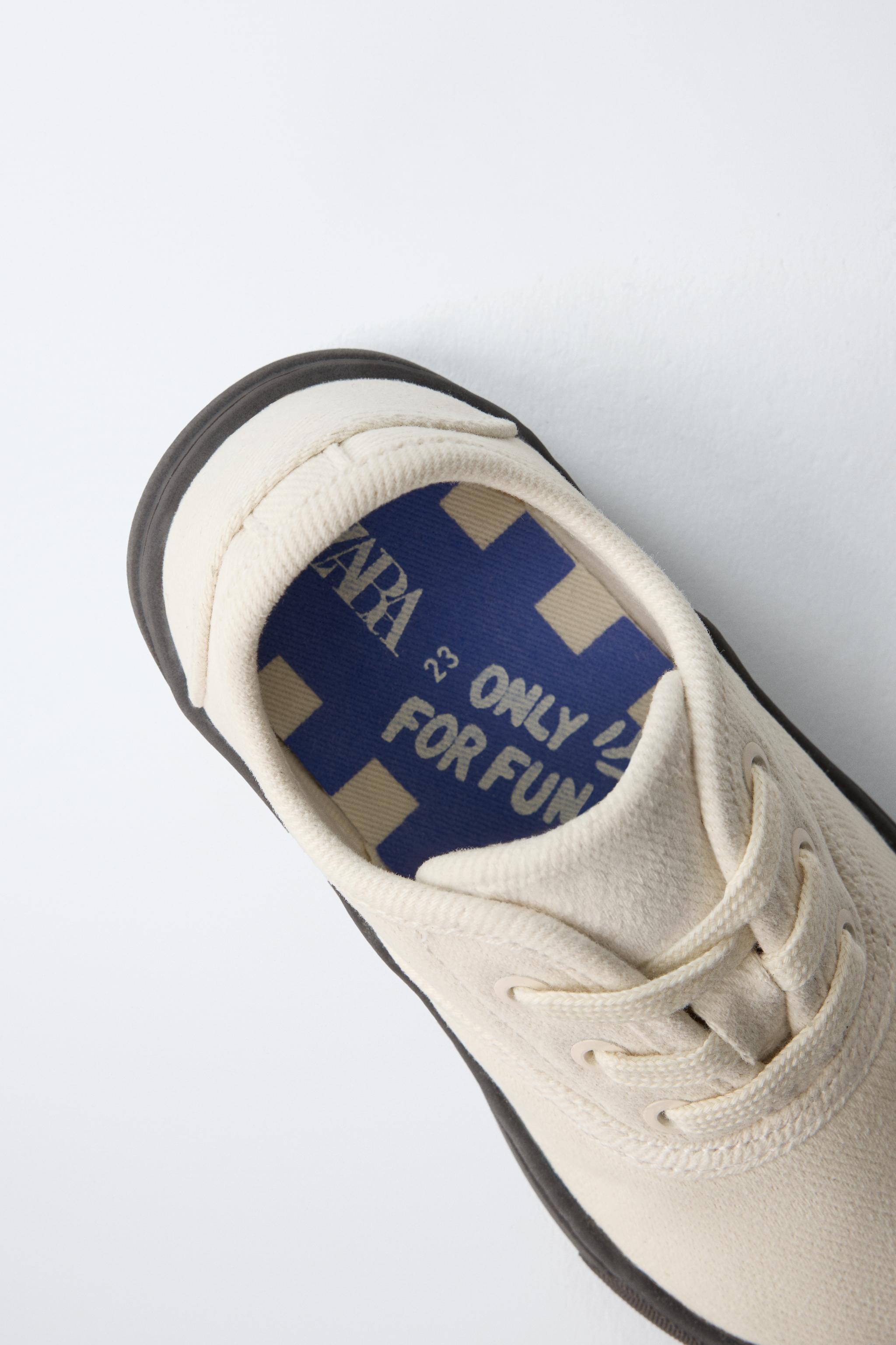 COTTON SKATE SNEAKERS