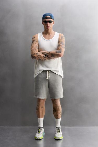 Zara TRAINING TANK TOP - White - Image 0