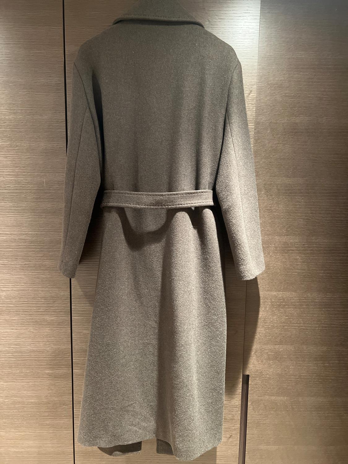 ZW COLLECTION WOOL BLEND COAT WITH BELT - Image 2