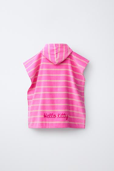 PONCHO SERVIETTE HELLO KITTY © SANRIO - Fuchsia de Zara - Image 1