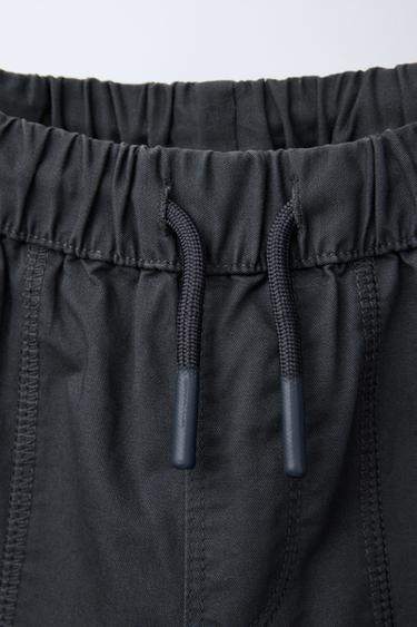 TECHNICAL STRAIGHT-LEG TROUSERS - Anthracite grey by Zara - Image 2