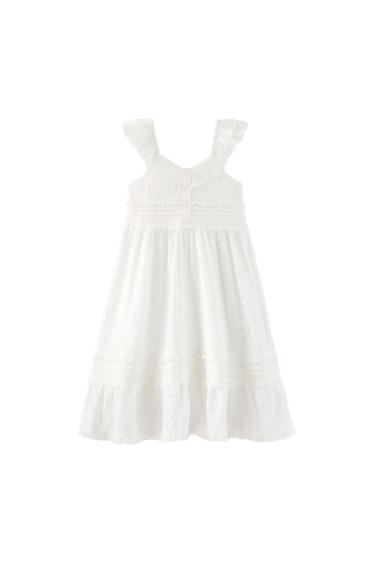 SWISS EMBROIDERY MIDI DRESS