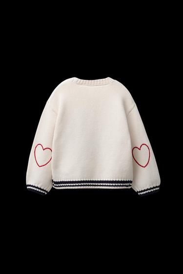Zara HELLO KITTY © SANRIO KNIT SWEATER - Ecru