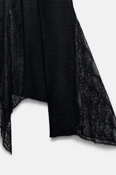 MATCHING LACE TOP - Black by Zara - Image 7