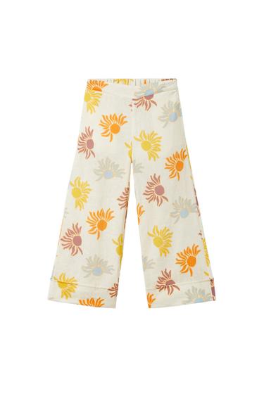 PANTALÓN CON LINO ESTAMPADO