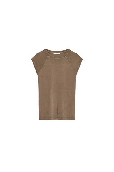 FADED COTTON T-SHIRT