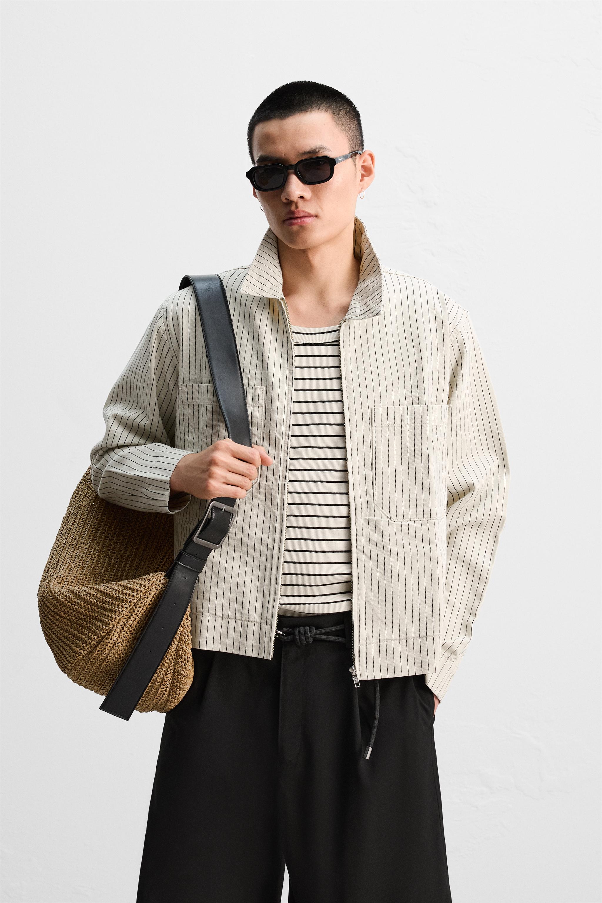 メンズオーバーシャツ デニム | ZARA 日本