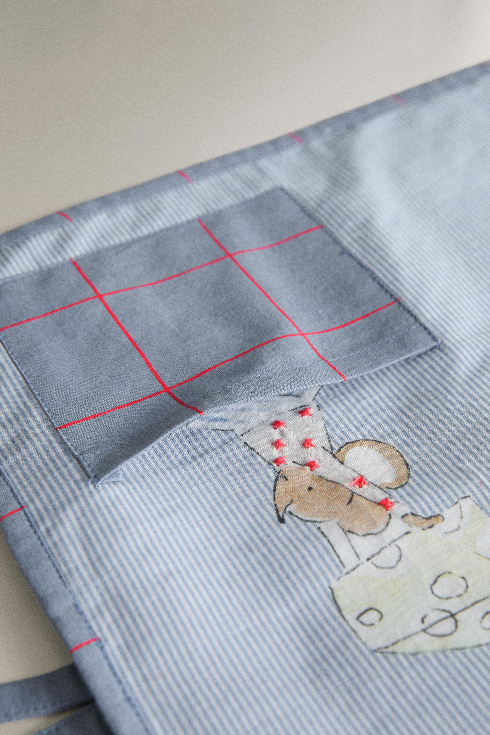 TOOTH FAIRY PLACEMAT AND NAPKIN — Blue