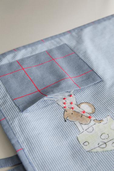 TOOTH FAIRY PLACEMAT AND NAPKIN - Blue by Zara - Image 1