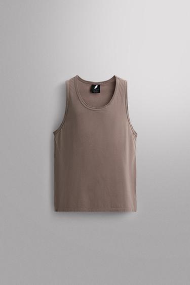 TRAINING TANK TOP - Burgundy by Zara