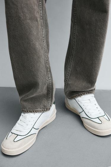 TRAINERS WITH CONTRAST SOLE - White by Zara - Image 2