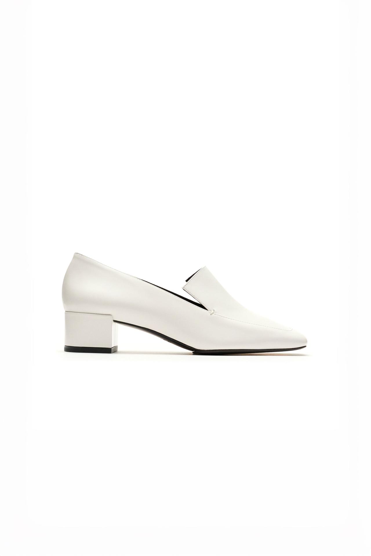 Leather heel loafers - LIMITED EDITION — White