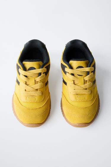 COMBINED SPORTS TRAINERS - Yellow by Zara - Image 4