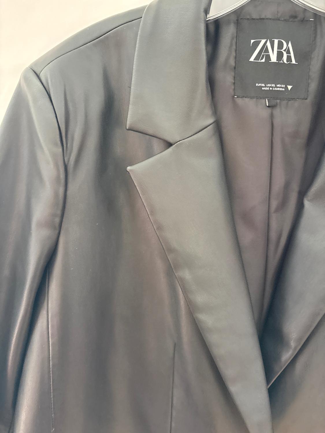 FAUX LEATHER COAT - Image 9