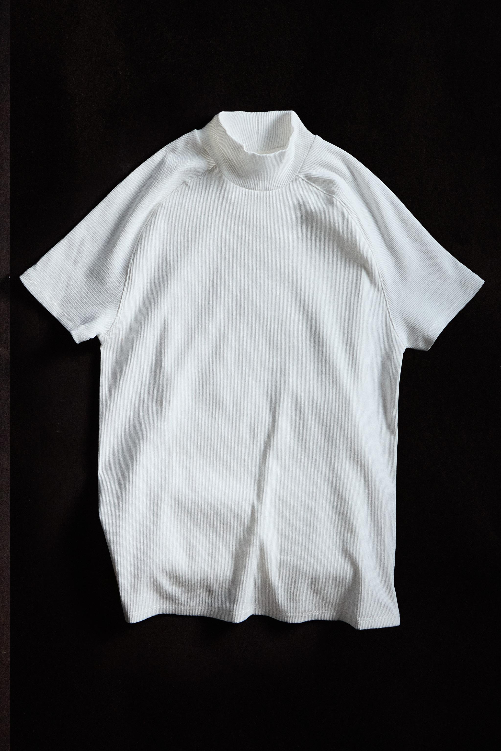 T-SHIRT COTON COL MONTANT