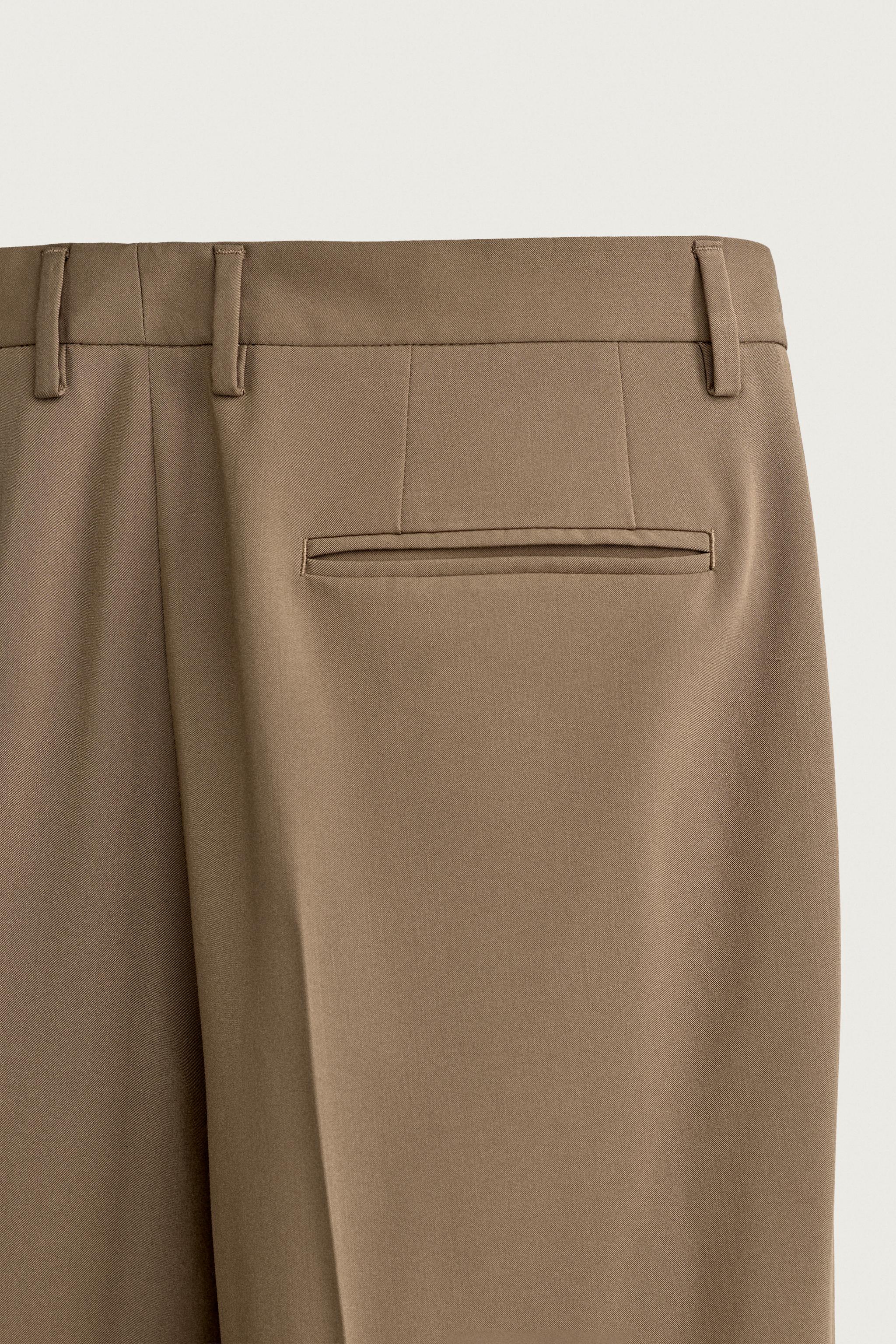 SLIM FIT SUIT PANTS
