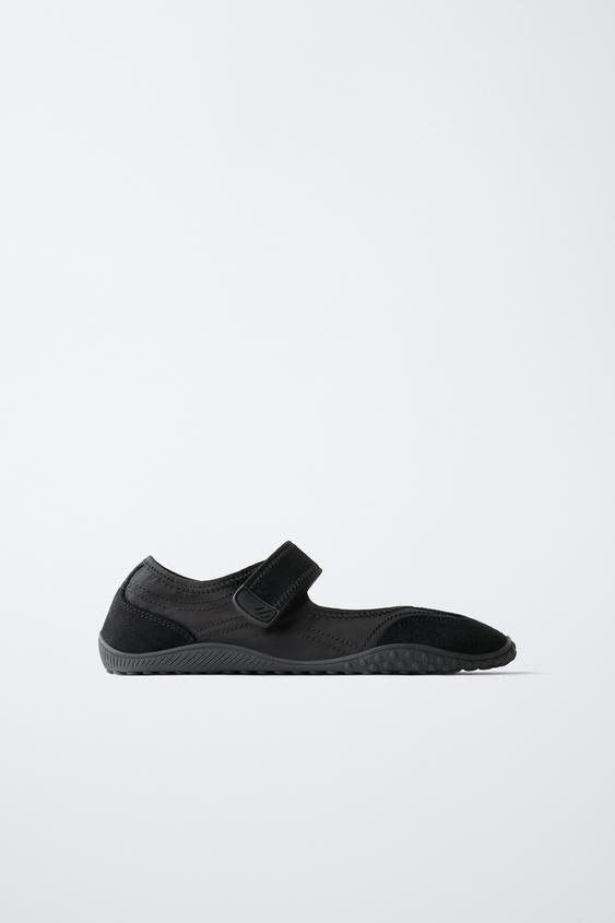 BAILARINA DEPORTIVA MULTIPIEZAS - Negro de Zara - Imagen 0