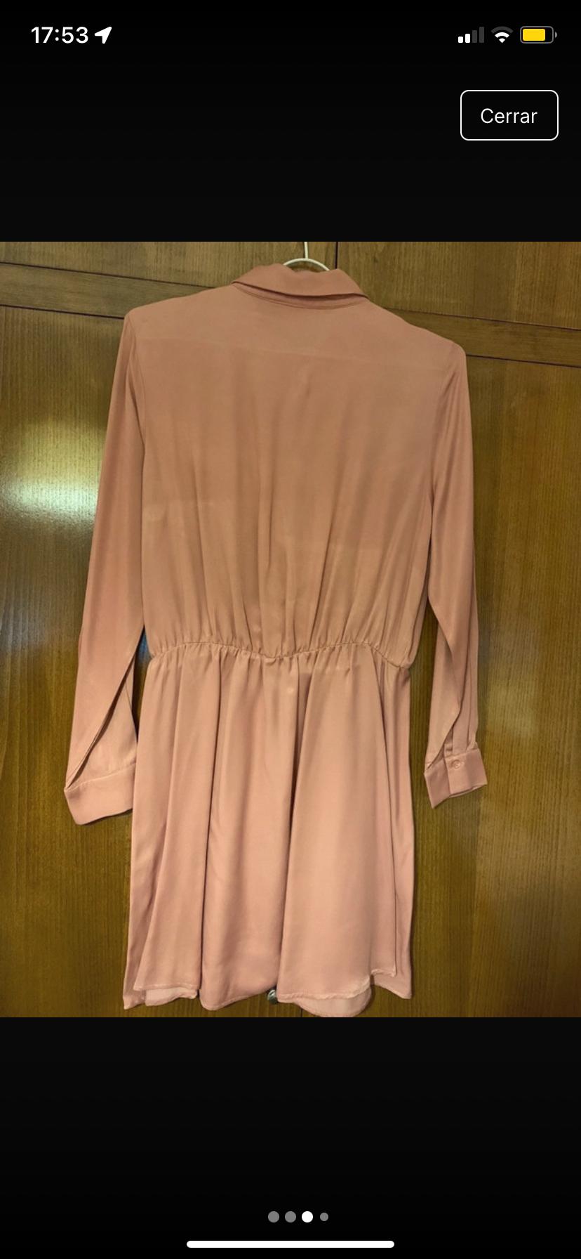 SATIN SHIRT DRESS - Image 2
