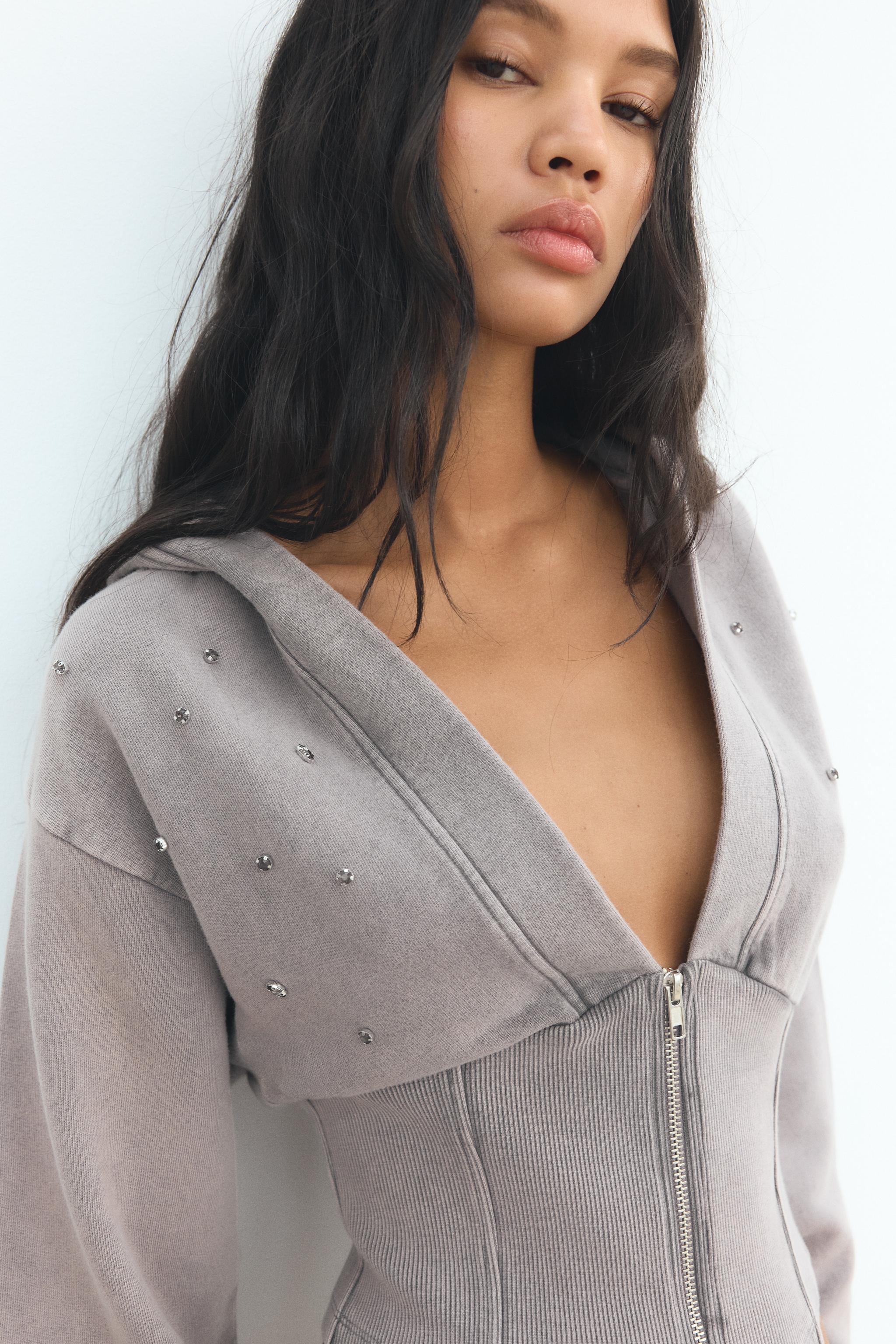 FADED-EFFECT JEWEL TRACKSUIT | ZARA Georgia