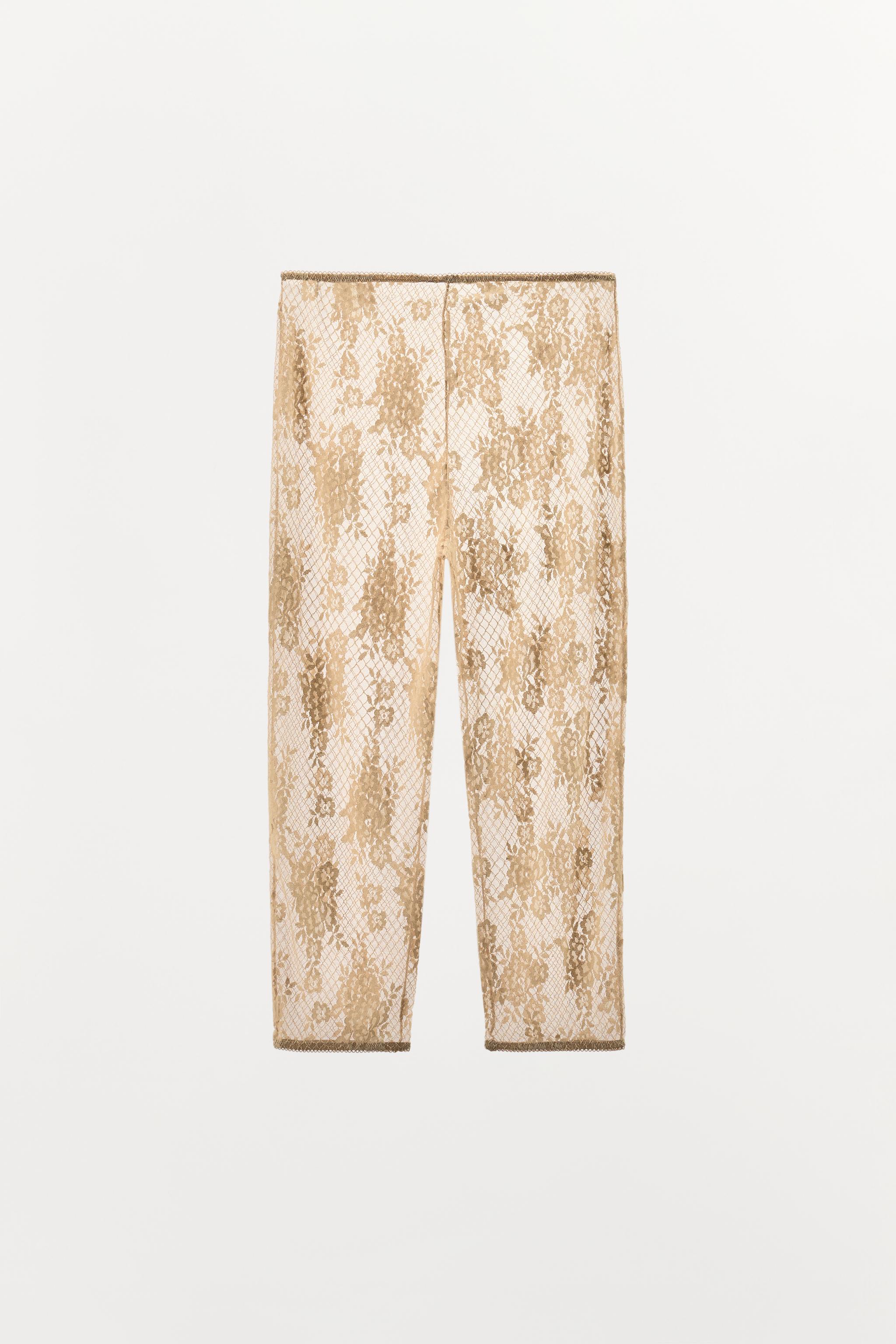 PANTALON LEGGING EN DENTELLE