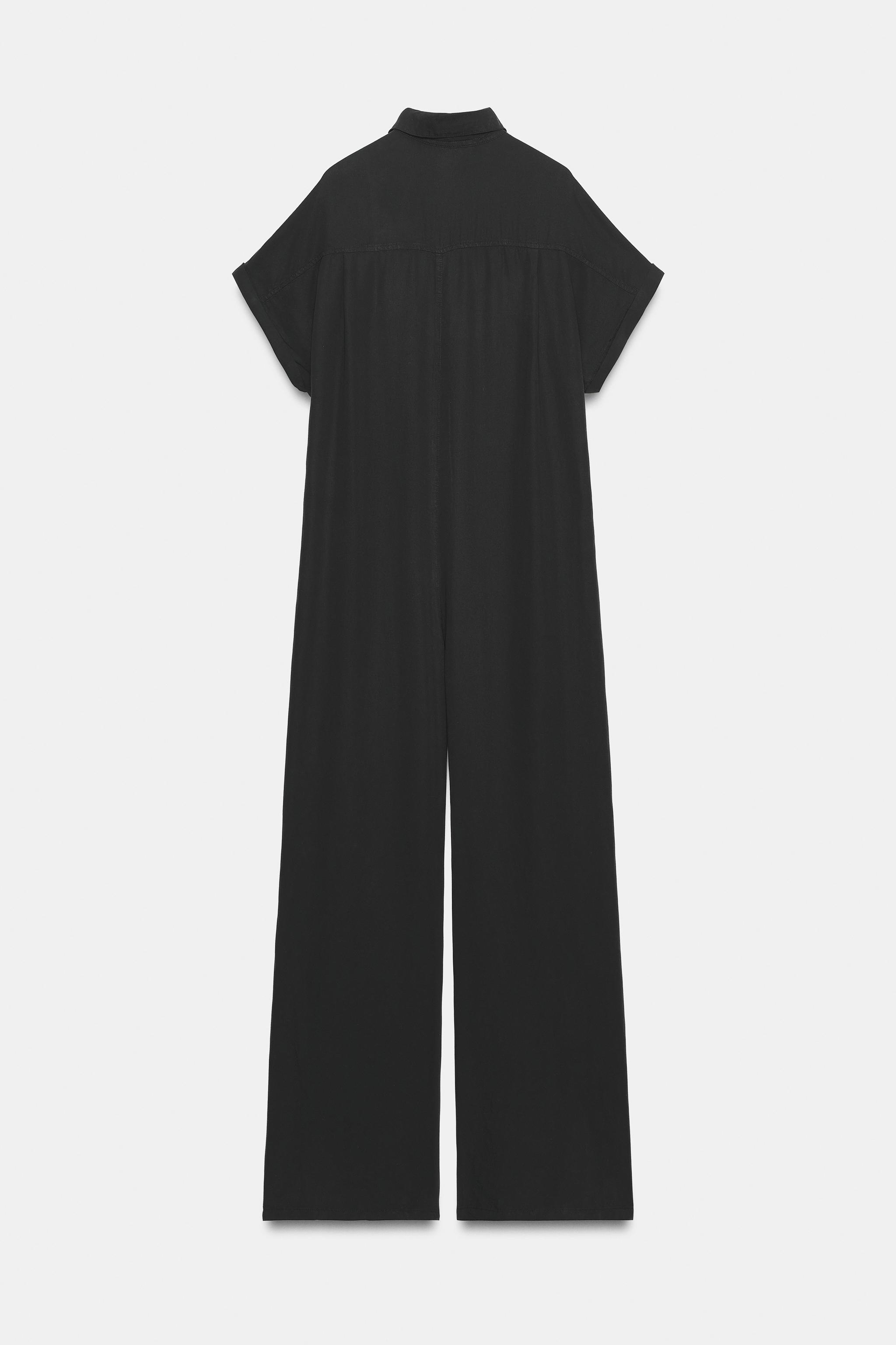 SHORT SLEEVE FLOWY JUMPSUIT
