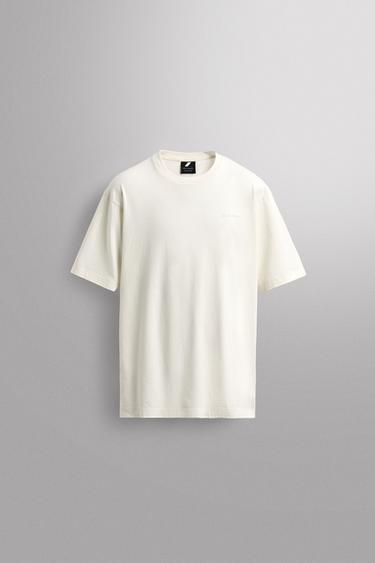 SEOUL RUNNING T-SHIRT - Ecru / Beige by Zara
