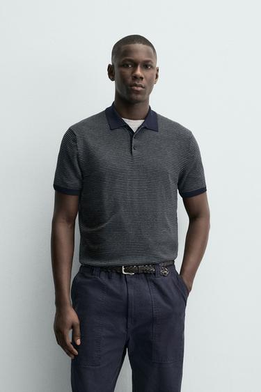 POLO PUNTO REGULAR FIT - rayas de Zara