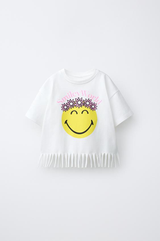 CAMISETA FRANJAS SMILEYWORLD ® - Branco-marfim da Zara - Imagem 0