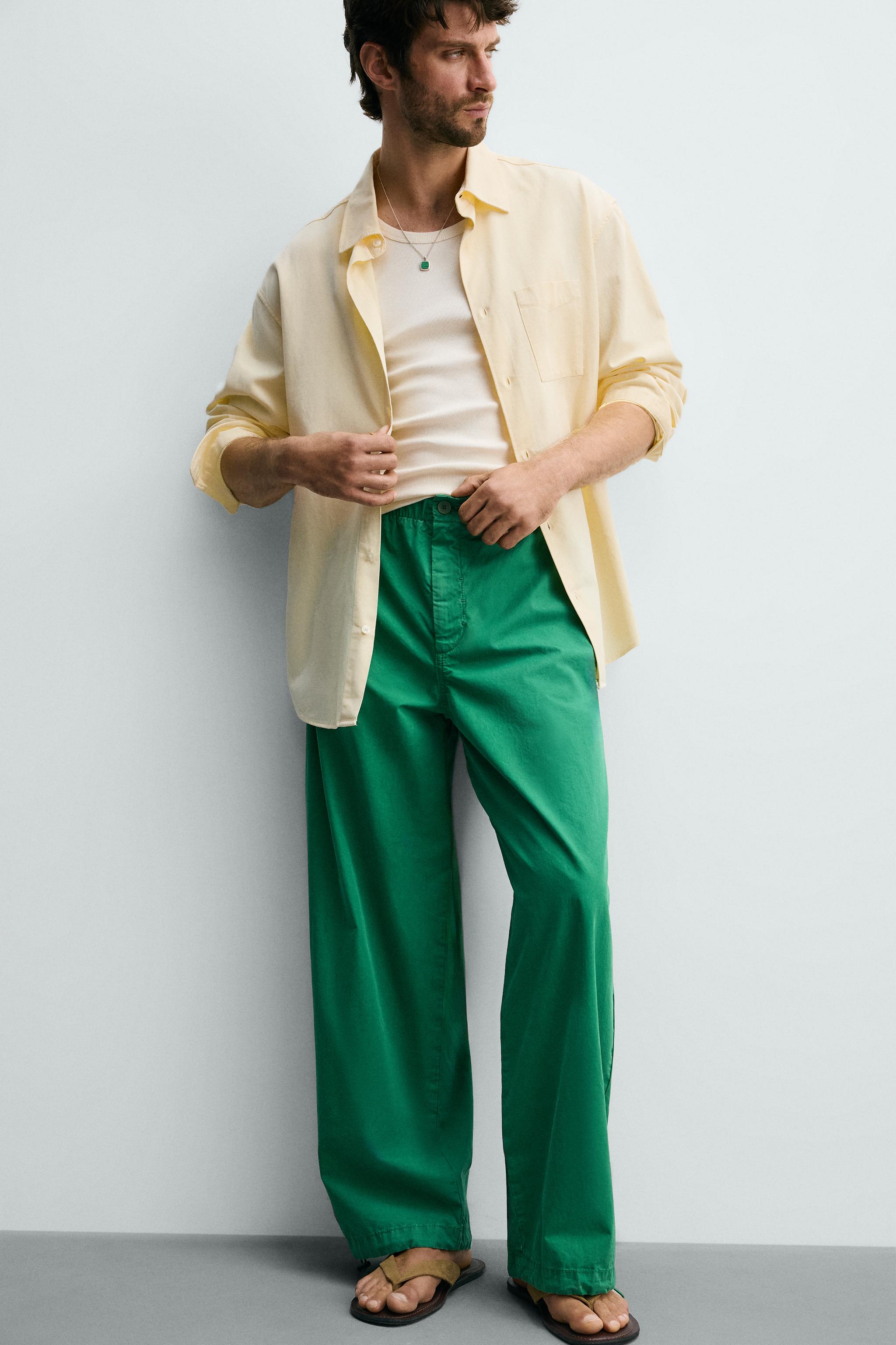 Zara RELAXED FIT PARACHUTE PANTOLON görsel 6