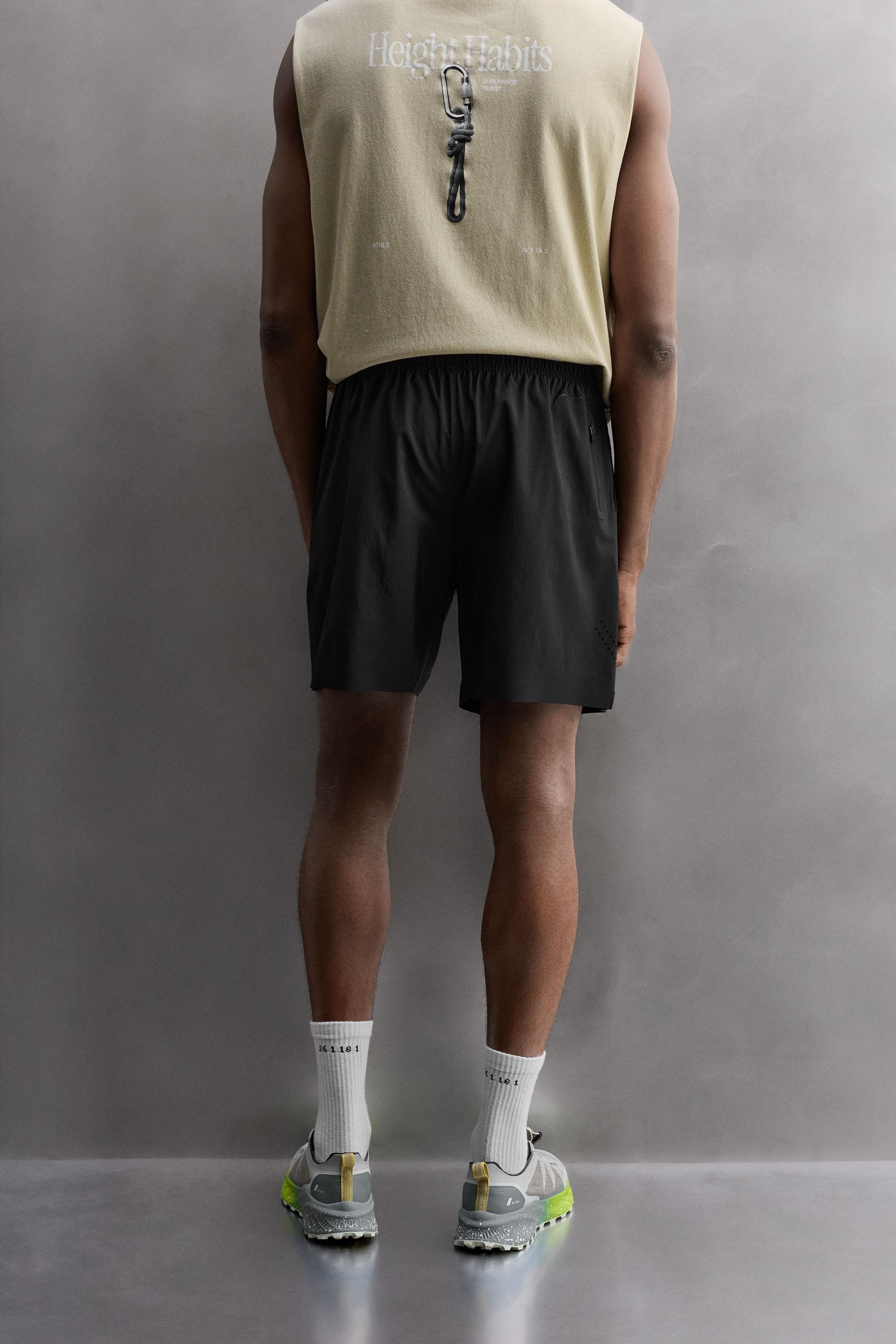 LIGHTWEIGHT PERFORATED SHORTS