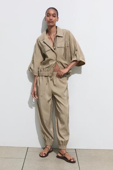 PANTALON POIGNETS BAS - Pierre de Zara