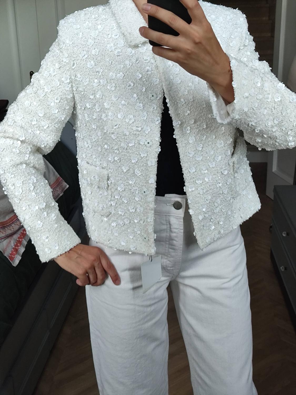 ZW COLLECTION SHORT SEQUIN JACKET - Image 2
