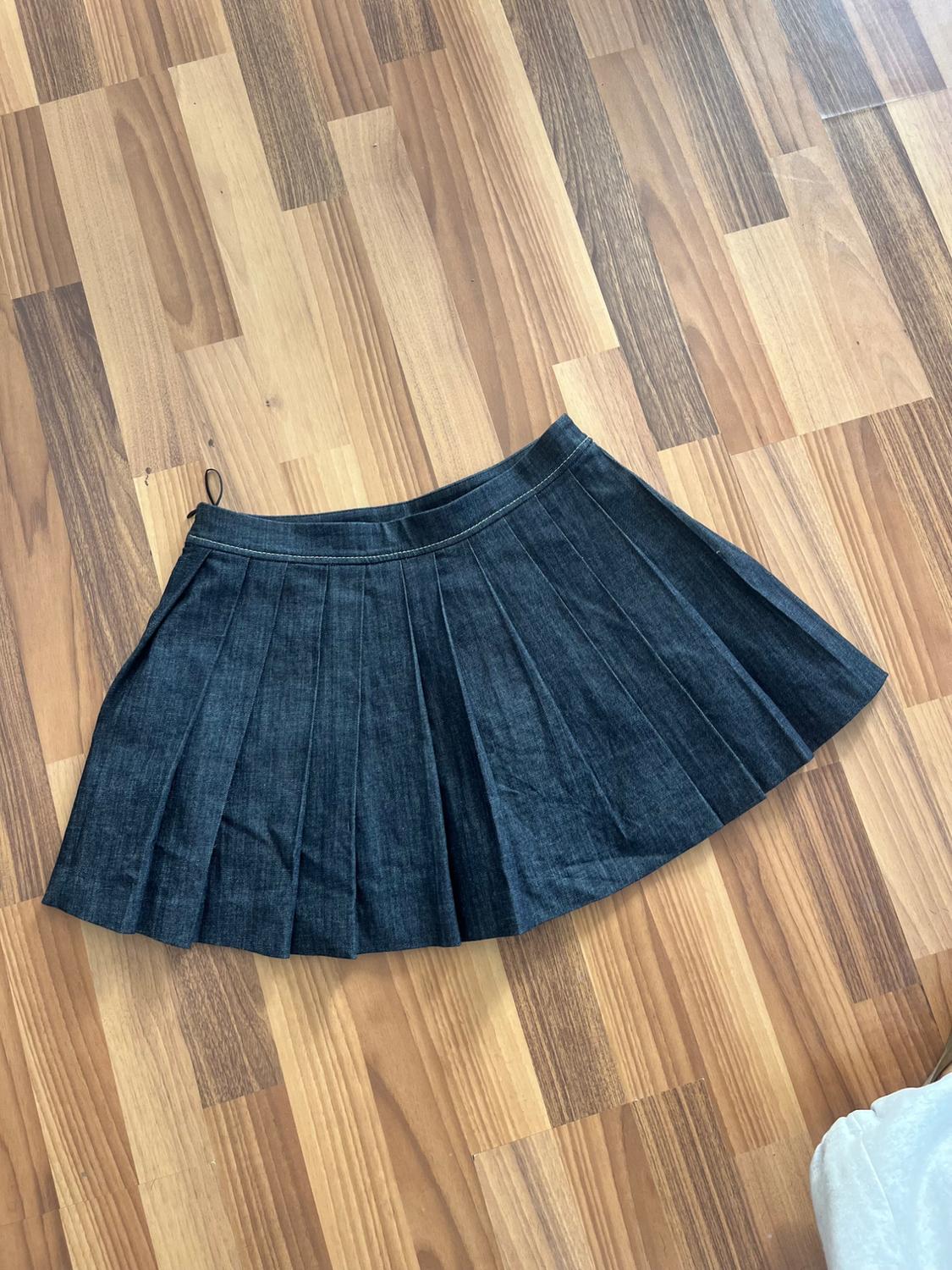 Z1975 DENIM PLEATED SKORT - Image 4