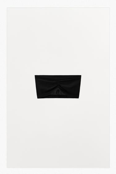 BRALETTE BANDEAU ΜΕ ΚΑΛΤΣΑ - Μαύρο του Zara