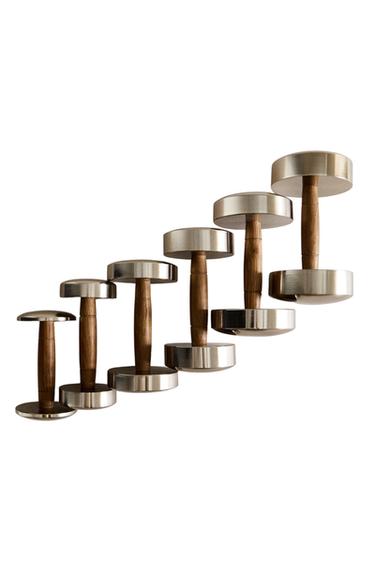 OAK WOOD AND STEEL DUMBBELL - P by Zara - Image 0