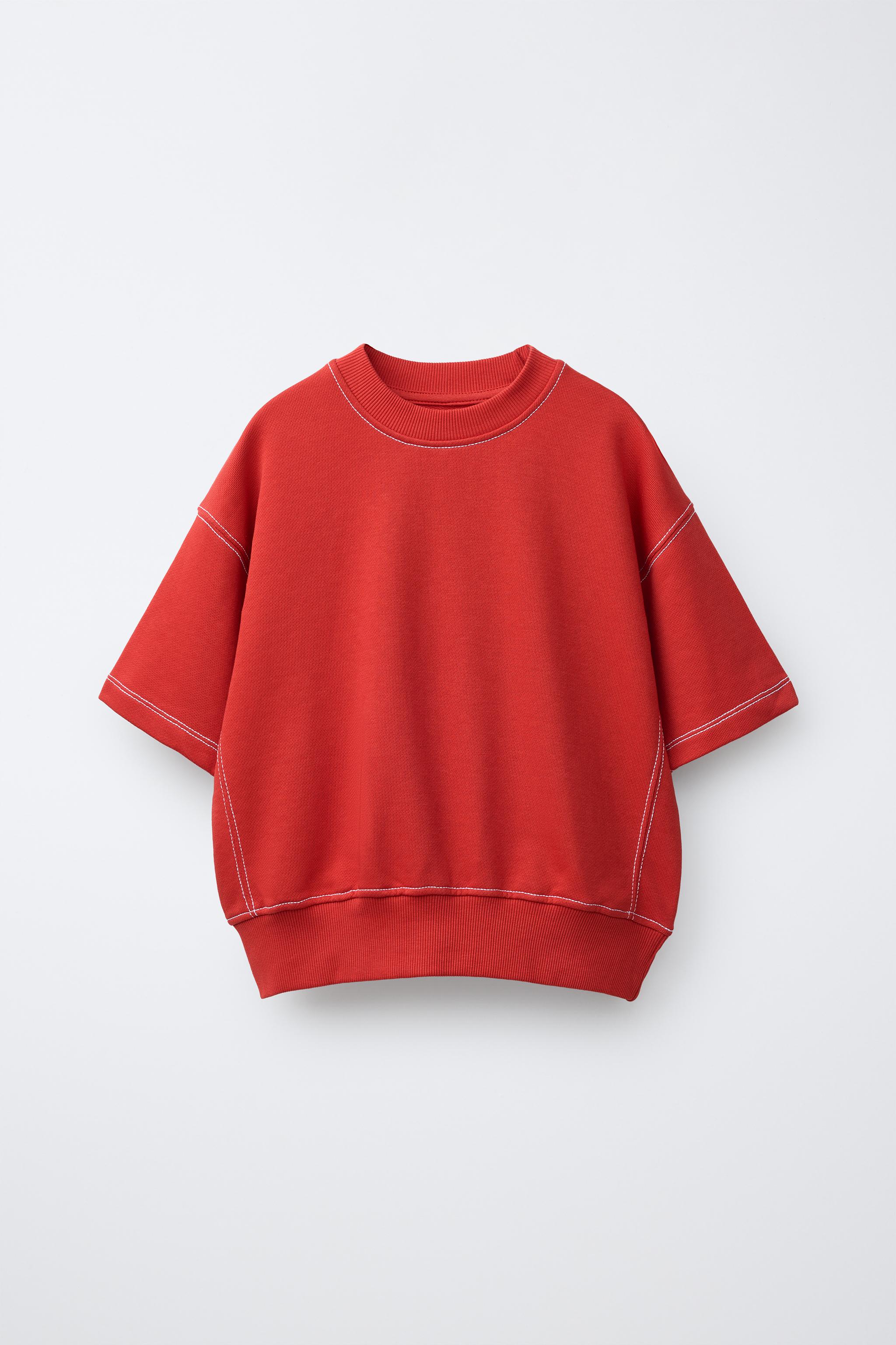 ENSEMBLE T-SHIRT ET BERMUDA EN MOLLETON SURPIQÛRES