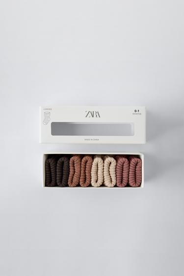 PACK DE QUATRO PARES DE MEIAS COLORIDAS - Telha da Zara - Imagem 0