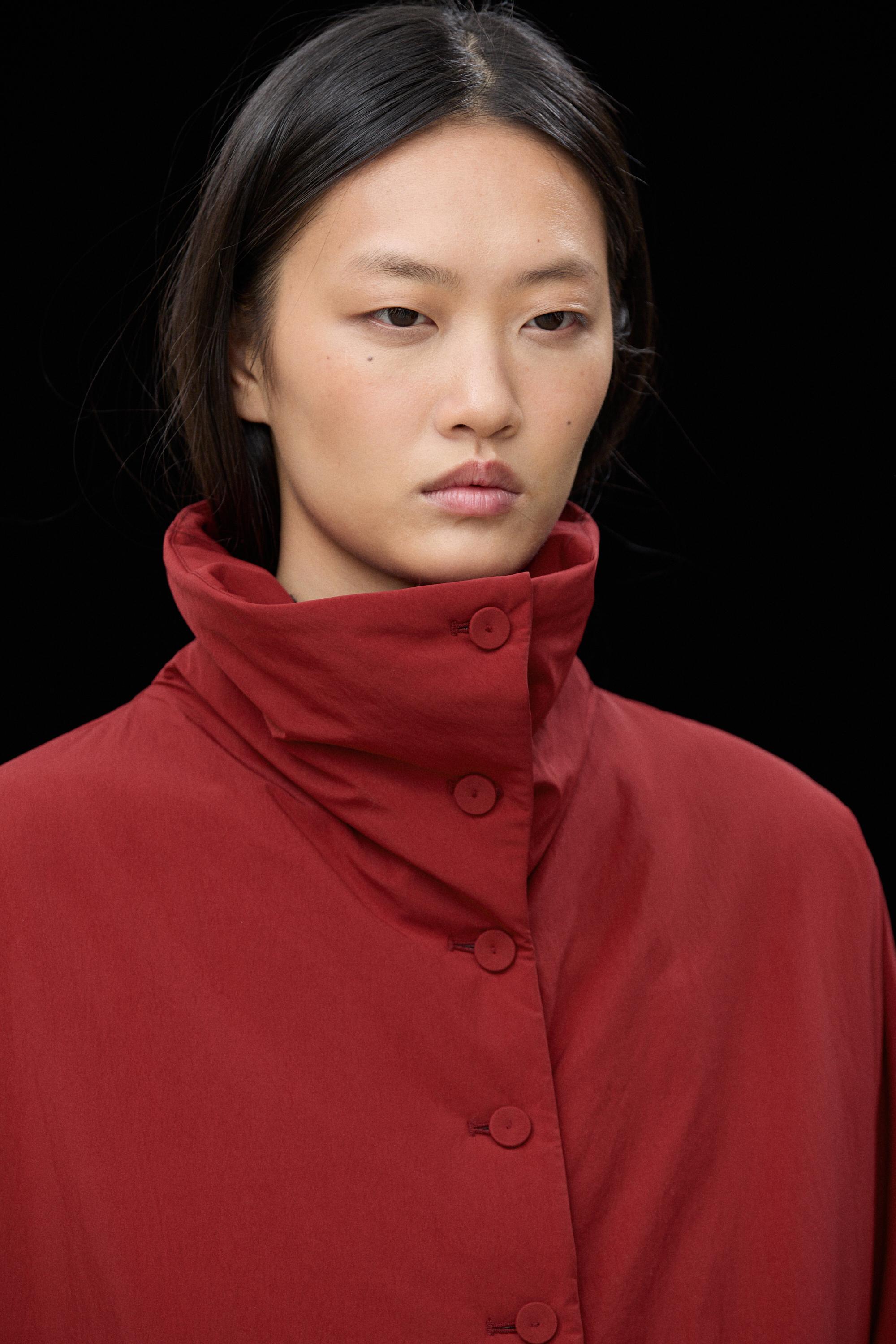 Lightweight quilted short coat